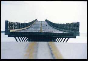 Keine Sprungschanze, sondern die alte Seven-Miles-Bridge zwischen den Florida-Keys